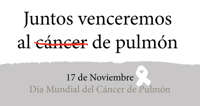 día mundial cáncer de pulmón