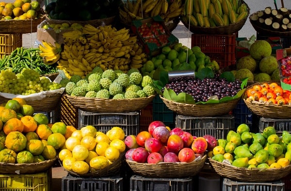 verduras y frutas